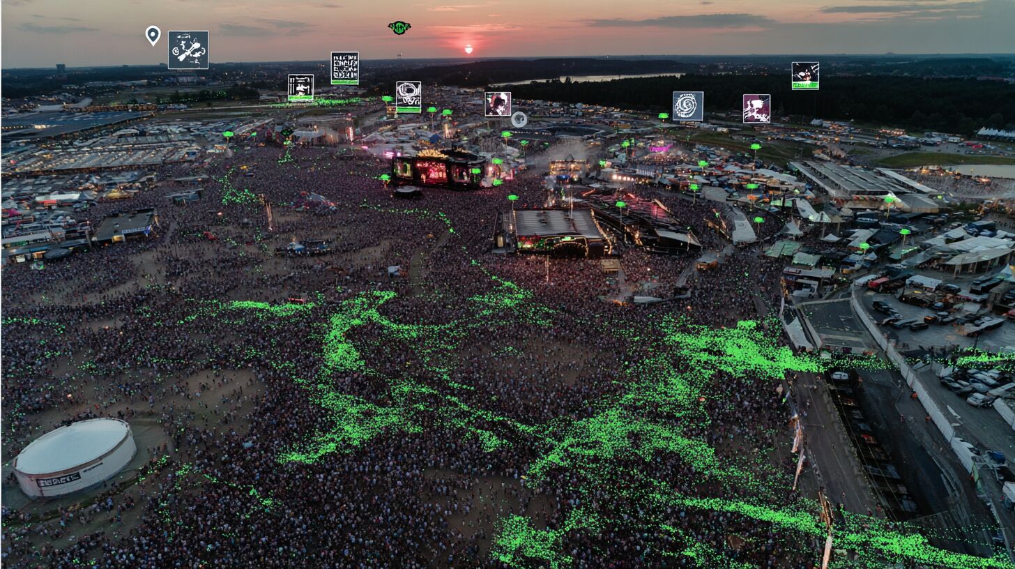 Festival effect-monitoring met IoT